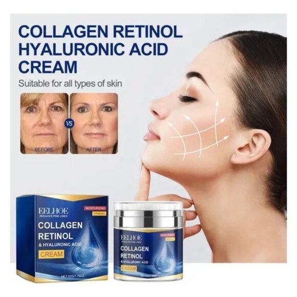 Retinol ✦ Collagen ✦ Hyaluronic Acid Cream ✦ 50ml ✦ Anti-Aging ✦ NWT - Picture 13 of 13